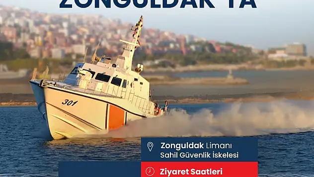 Zonguldak'ta askeri gemi ve sahil güvenlik botu halkın ziyaretine açılacak