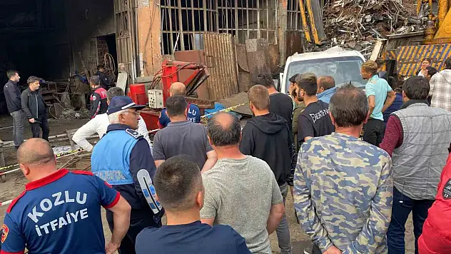 Zonguldak'ta hurda dükkanında patlama: 1 ölü