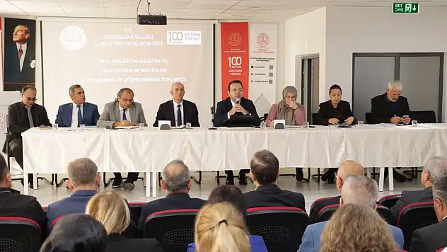 Zonguldak'ta okul ve kurum müdürleri değerlendirme toplantısı yapıldı
