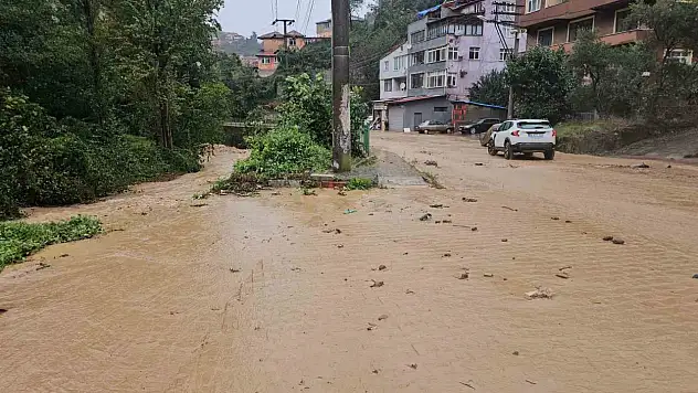 Zonguldak'ta şiddetli yağış etkili oldu