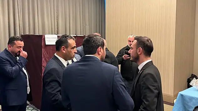 Şoförler odası seçimlerinde gergin anlar