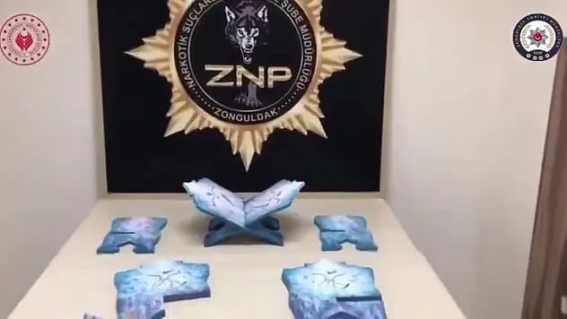 Zonguldak'ta şoke eden operasyon, 14 kilo uyuşturucuyu rahleye saklamışlar