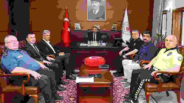Trafik, altyapı ve gençlik çalışmaları masaya yatırıldı