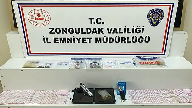 Zonguldak'ta uyuşturucu operasyonu: 4 gözaltı