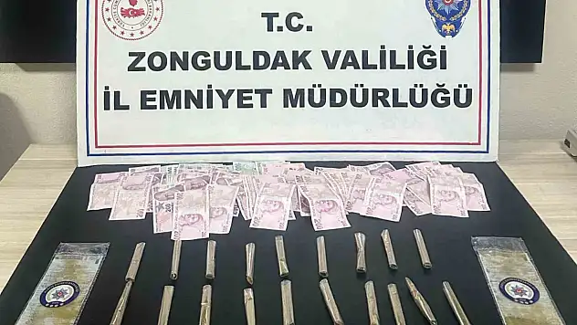 Zonguldak'ta uyuşturucu operasyonu: 3 tutuklama