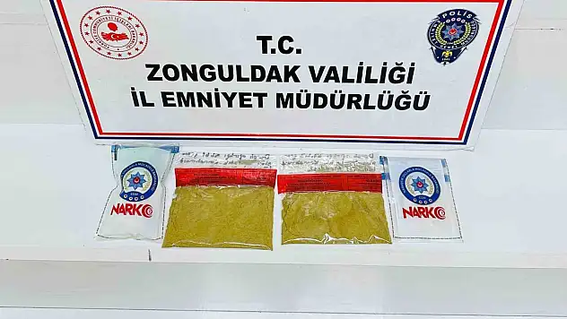 Zonguldak'ta uyuşturucu operasyonlarında bir şüpheli tutuklandı