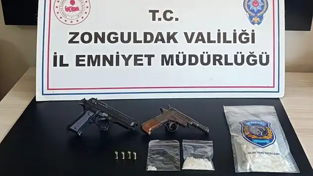 Zonguldak'ta uyuşturucu operasyonunda 1 kişi tutuklandı