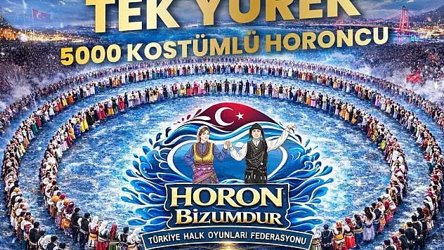 5 bin kişi aynı anda horon tepecek