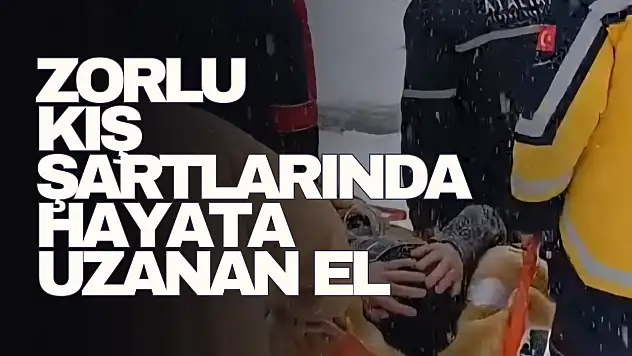 Zorlu Kış Şartlarında Hayata Uzanan El