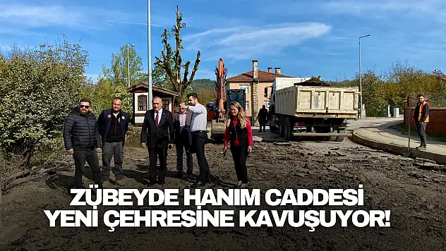 Zübeyde Hanım Caddesi Yeni Çehresine Kavuşuyor!