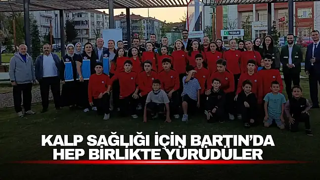 Bartın'da Hep Birlikte Yürüdüler