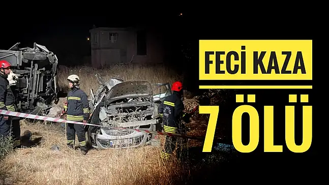 Gaziantep'te feci kaza 7 ölü