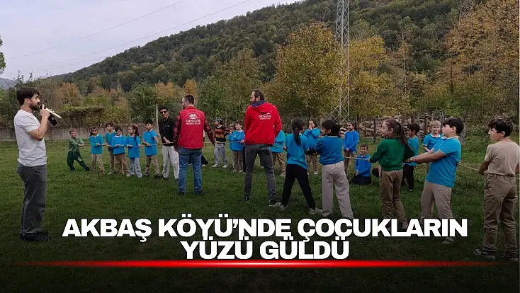 Akbaş Köyü’nde Çocukların Yüzü Güldü