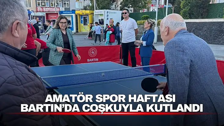 Amatör Spor Haftası Bartın’da Coşkuyla Kutlandı