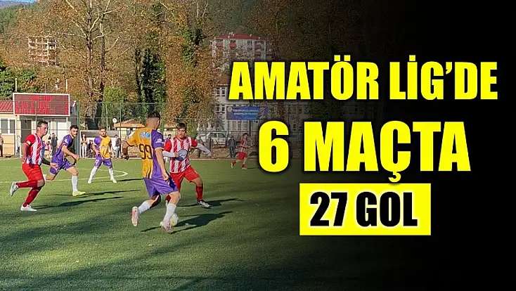 Bartın 1’inci Amatör Lig’de 27 gollü hafta
