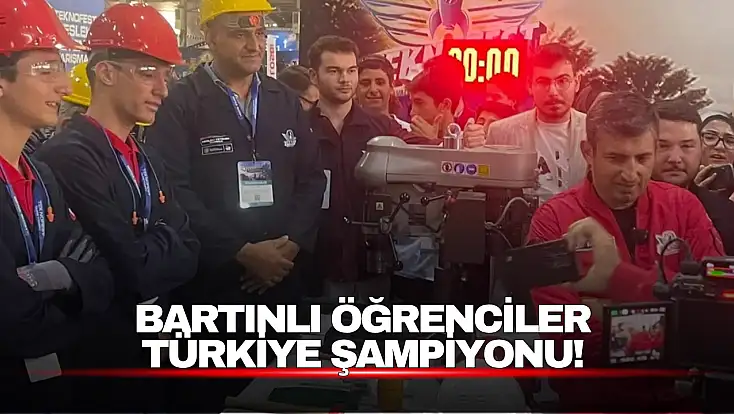 Bartın’a TEKNOFEST Gururu! Fuat Sezgin MTAL Türkiye Birincisi Oldu