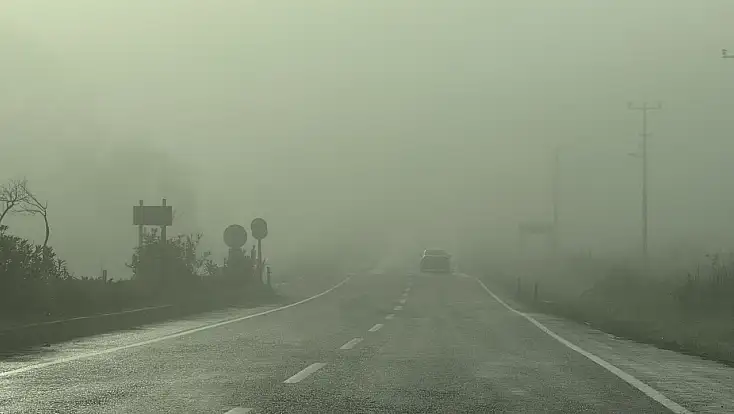 Bartın’da sis etkili oldu