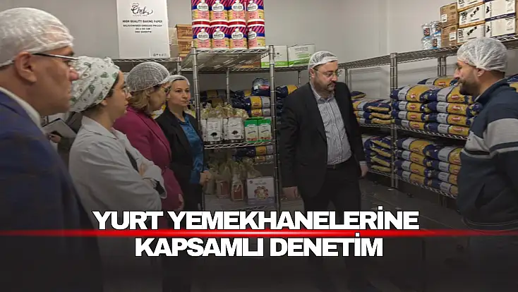 Bartın’daki Yurt Yemekhanelerine Kapsamlı Denetim