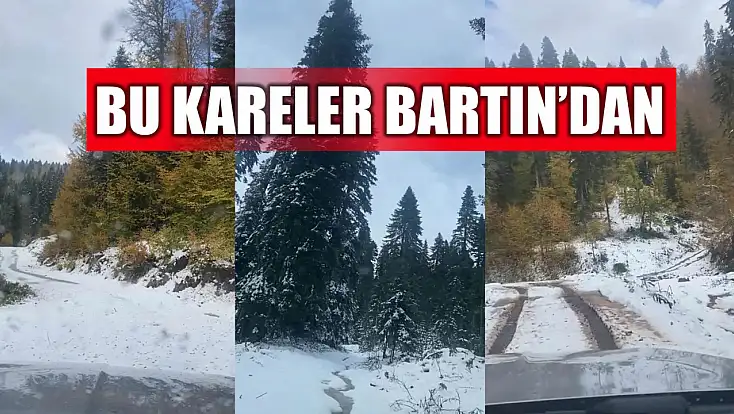 Bartın’ın zirveleri beyaza büründü