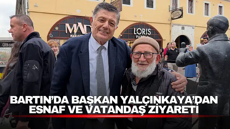 Başkan Yalçınkaya’dan Esnaf ve Vatandaş Ziyareti