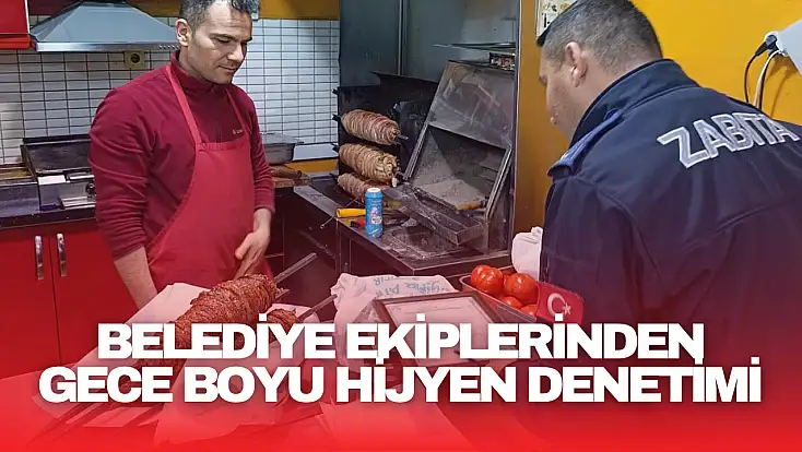 Belediye Ekiplerinden Hijyen Denetimi