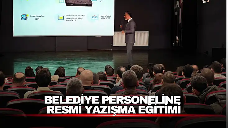 Belediye Personeline Resmî Yazışma Eğitimi