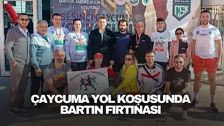 Çaycuma Yol Koşusunda Bartın Fırtınası