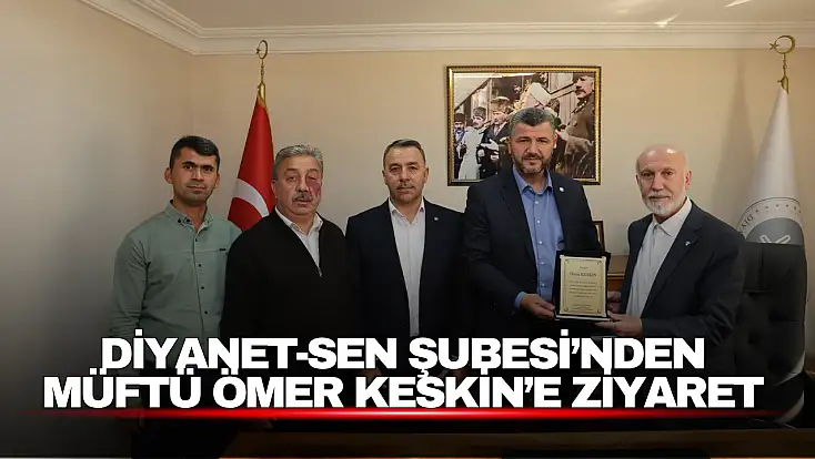 Diyanet-Sen Bartın Şubesi’nden Müftü Ömer Keskin’e Veda Ziyareti