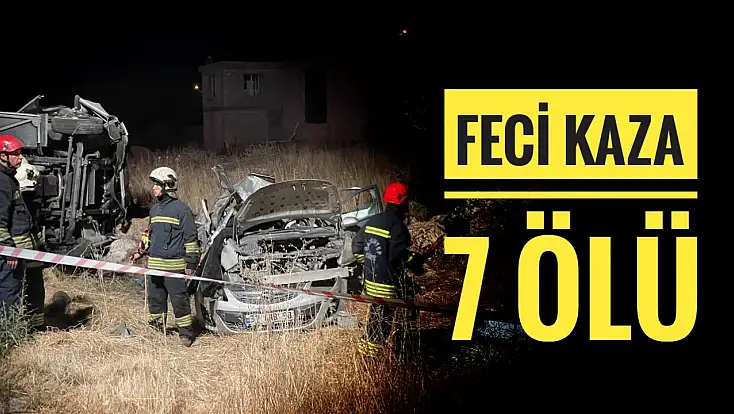 Gaziantep’te feci kaza 7 ölü