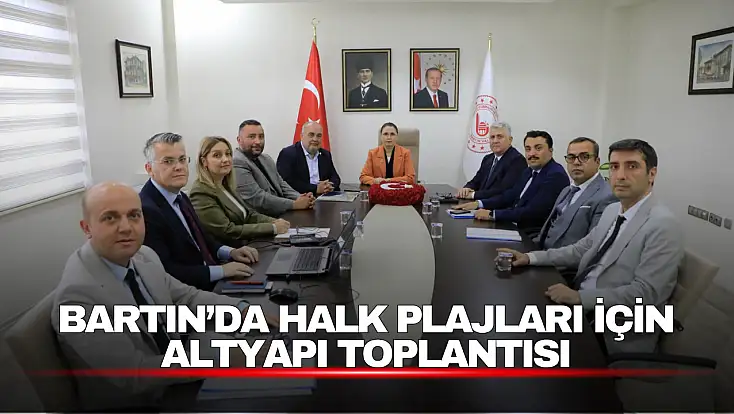 Halk Plajları Masada: Altyapı Çalışmaları Değerlendirildi
