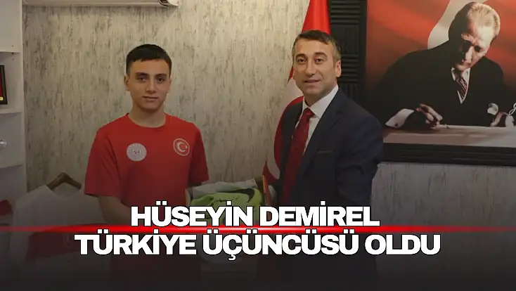Hüseyin Demirel Türkiye Üçüncüsü Oldu