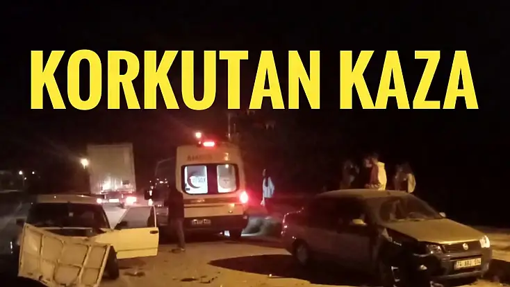 Korkutan kaza ucuz atlatıldı