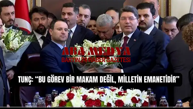 Adalet Bakanlığı'nda devir teslim töreni