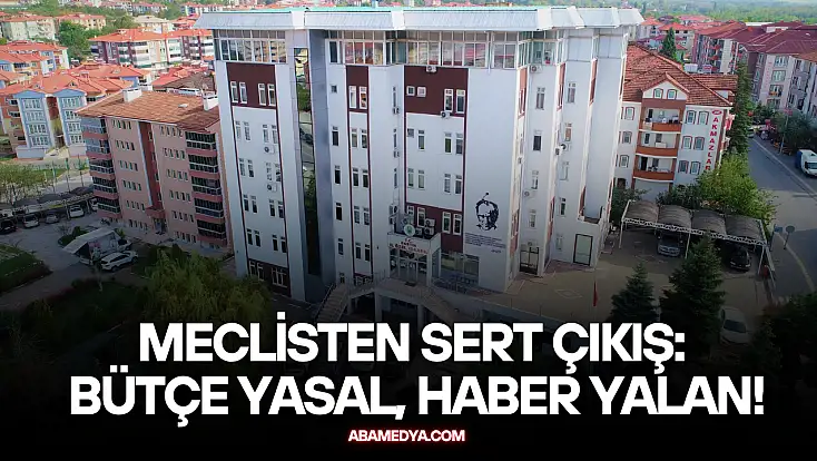 Meclisten Sert Çıkış: Bütçe Yasal, Haber Yalan!