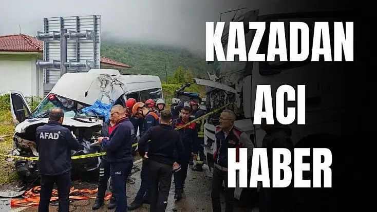 Minibüs şoförü hayatını kaybetti
