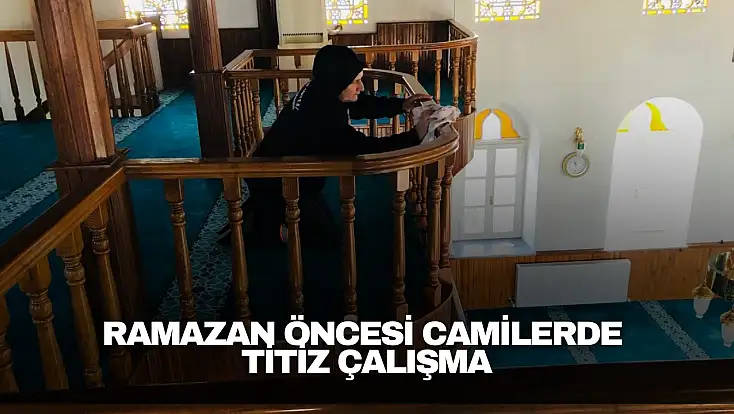 Ramazan Öncesi Camilerde Titiz Çalışma