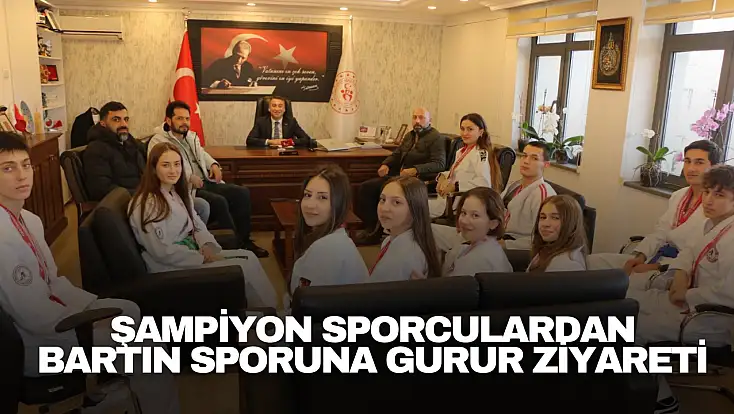 Şampiyon Sporculardan Gurur Ziyareti