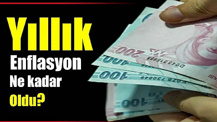 Yıllık enflasyon açıklandı
