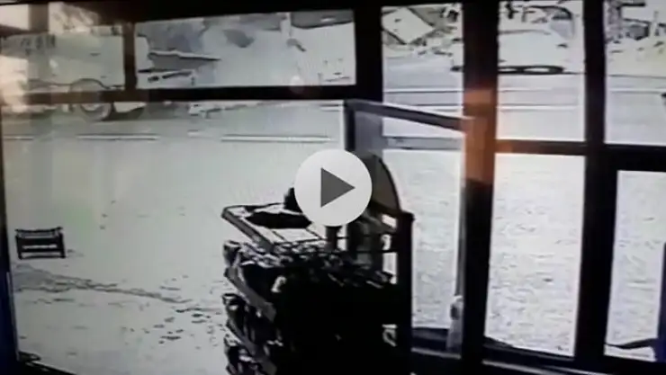 1 ASKERİN ŞEHİT OLDUĞU KAZA ANI GÖRÜNTÜLERİ