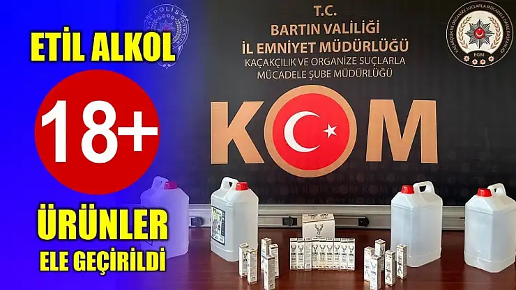 20 litre etil alkol ele geçirildi