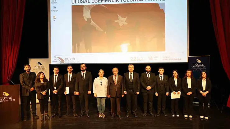 23 Nisan coşkusu Düzce Üniversitesi'nde yaşandı