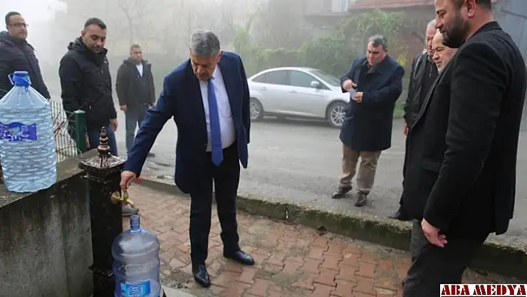 8 mahallede kavşak suyu mutluluğu