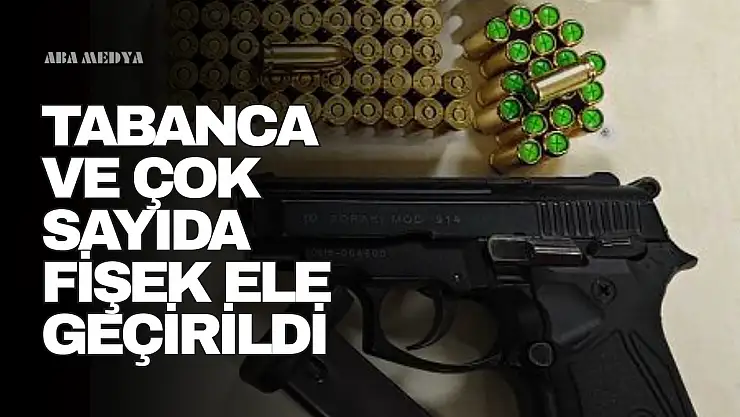 Tabanca ve Çok Sayıda Fişek Ele Geçirildi