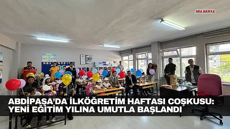 Abdipaşa'da İlköğretim Haftası Coşkusu