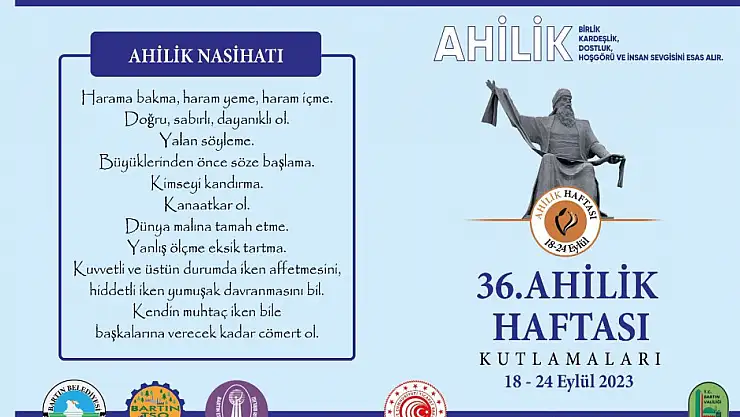 Ahilik haftası törenle kutlanacak