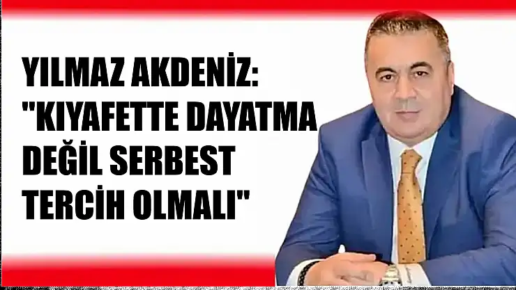 Akdeniz'den açıklama