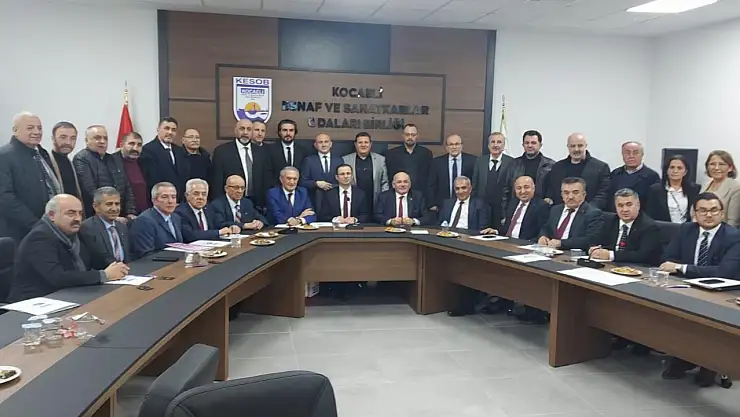 Akdeniz Kocaeli'de Esnaf Odası Başkanları ile buluştu
