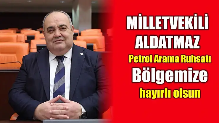 Aldatmaz hayırlı olsun dedi
