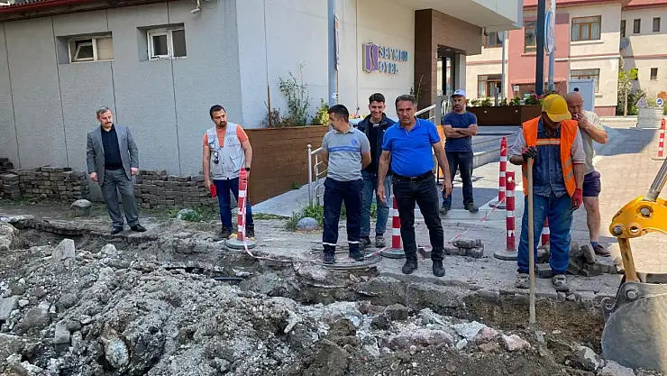 Amasra'da doğalgaz çalışmaları sürüyor