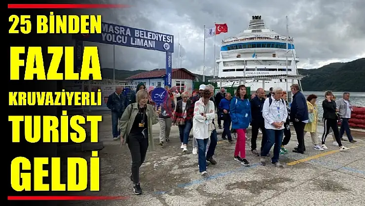 Amasra Kruvaziyer ile 25 binden fazla turisti ağırladı